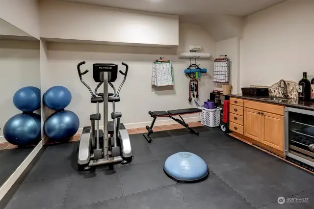 Workout Room on the lower level