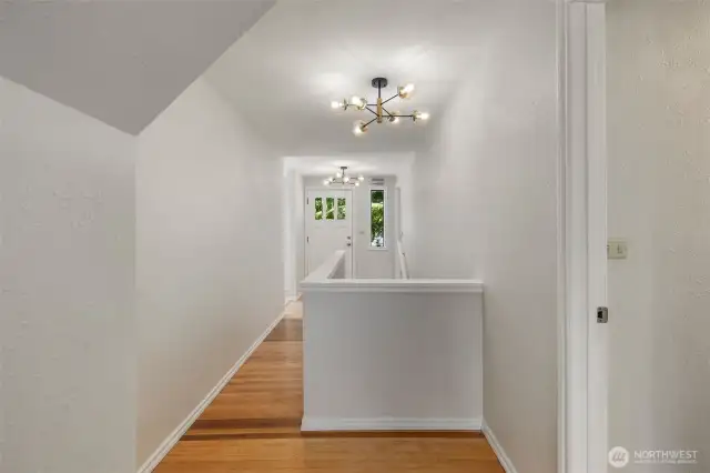 Hallway view from Living Rm
