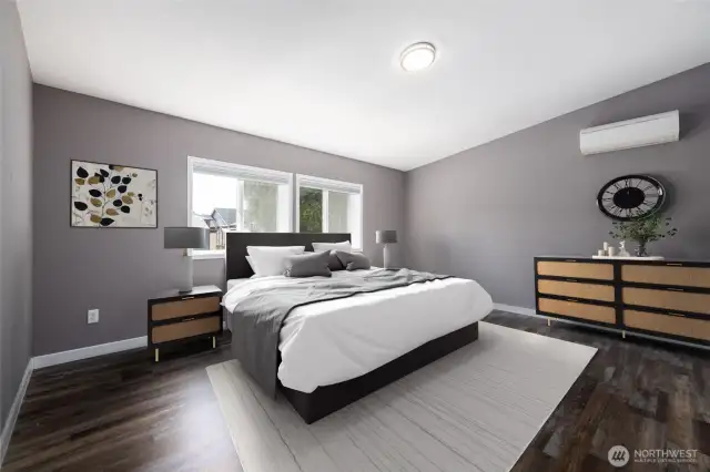Primary Bedroom Virtually Staged