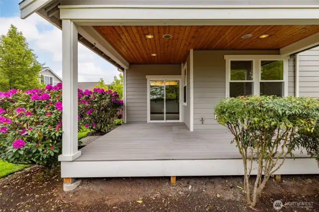 Back covered deck