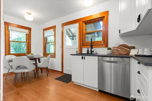 Kitchen with eating space