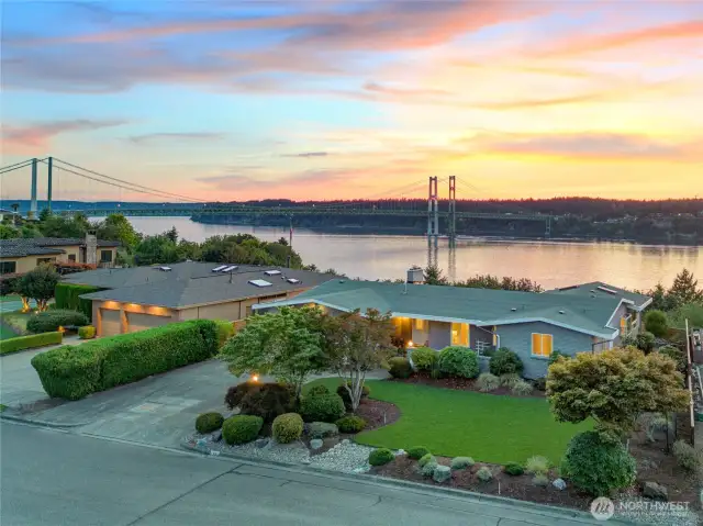 Panoramic, unobstructed views in your back yard?  YES!  This home is the best of the West Slope of Tacoma.