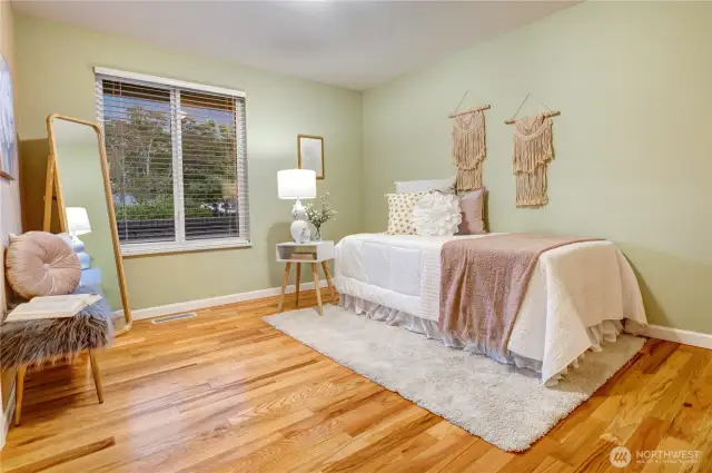 The third bedroom makes a wonderful office and guest area.