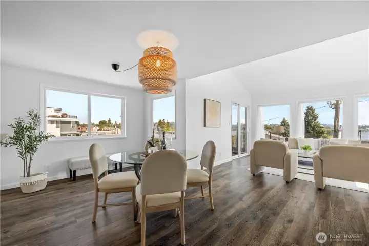 Dedicated dining space
