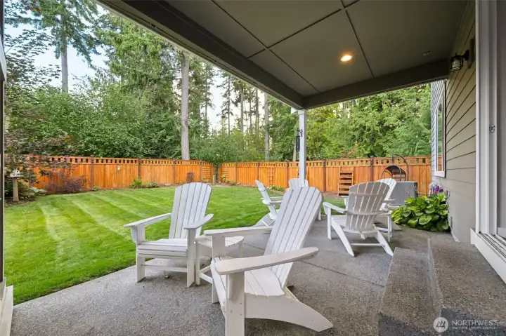Covered patio