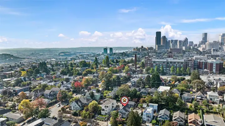 Sound and Cityscape aerial