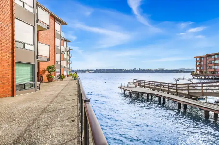 HOA dock to the right.