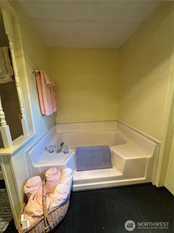 Primary  bath soaker tub