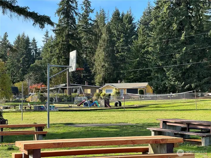 Beach park at Hood Canal