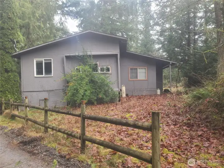 Front of the Mobile Home