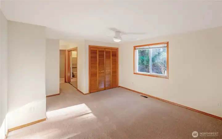 Primary bedroom angle 1