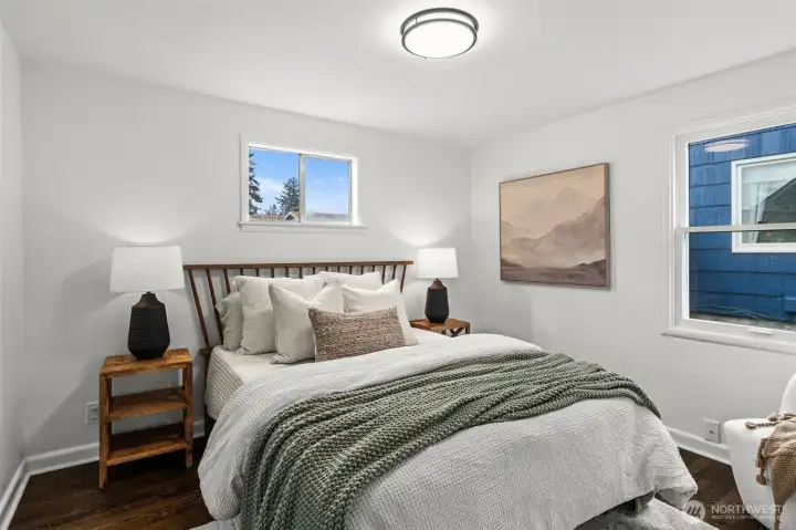 Primary bedroom on main level.