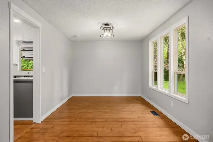 Newer flooring on this level