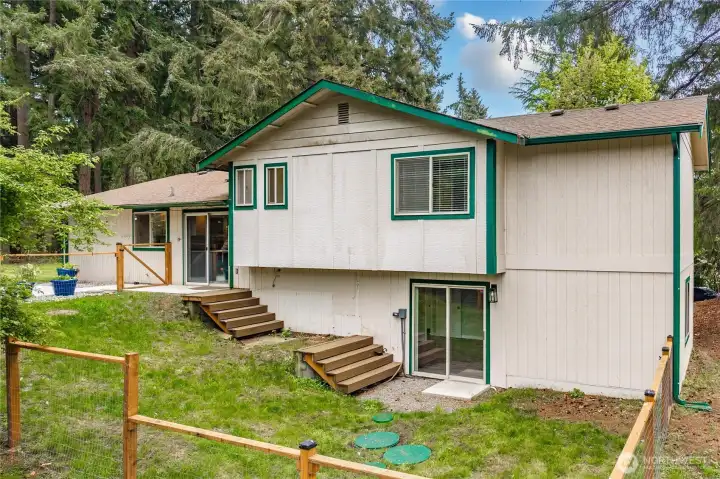 Great view of the back of the house