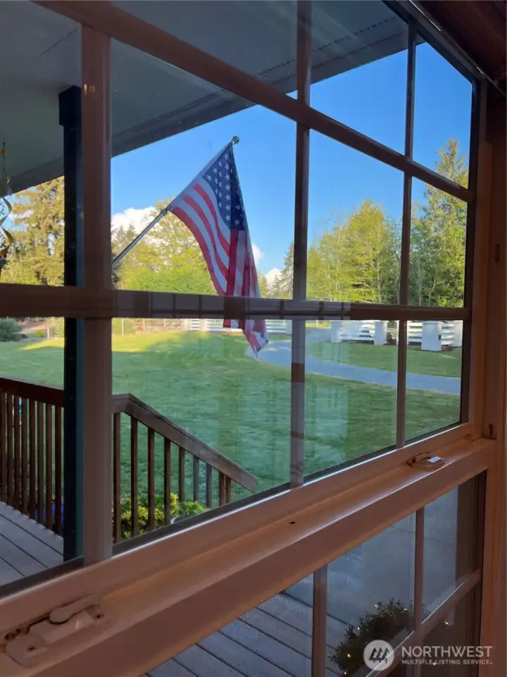 This is the view from the office window~you will love owning a piece of the American dream