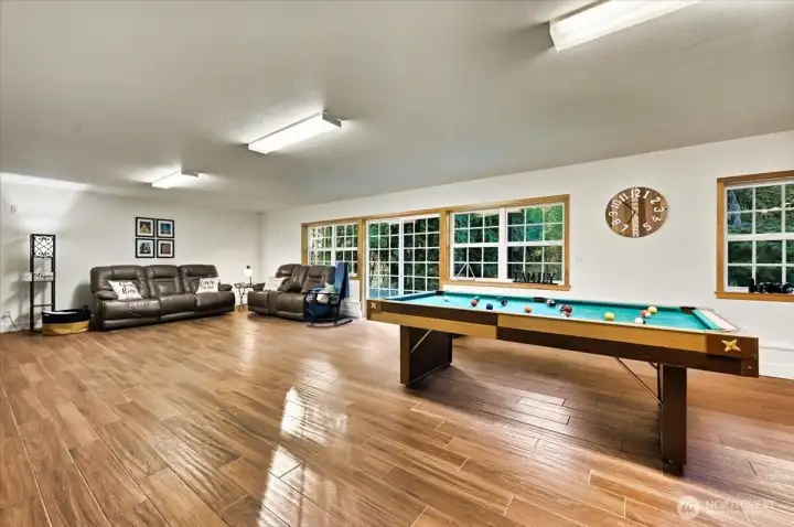 Naturally cool in the summer and cozy warm in the winter with the radiant floor heat~