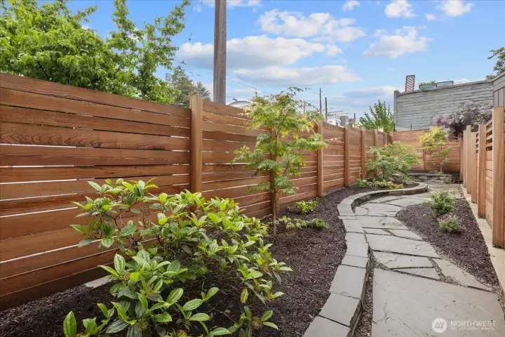 Private, fully fenced outdoor space!