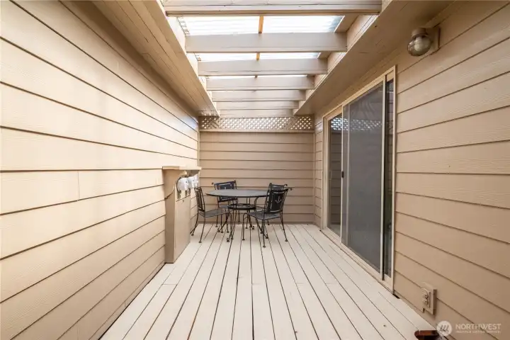 Deck off main bedroom Deck off main bedroom