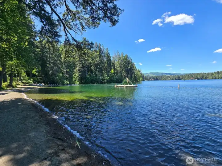 Clear Lake beach and swimming area Clear Lake beach and swimming area