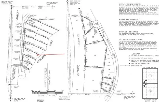 Platt Map Arrow is Lot 5