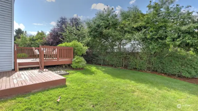 Enjoy the mature tree lined property providing the perfect mix of sun and shaded spaces to enjoy outdoors.