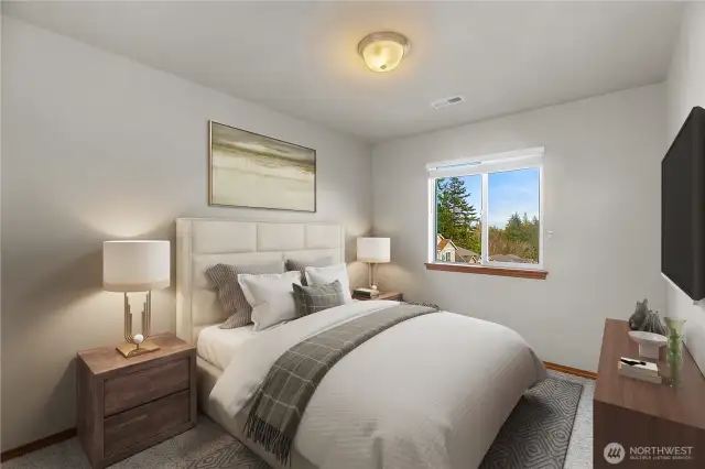 Bedroom #3 - virtually staged