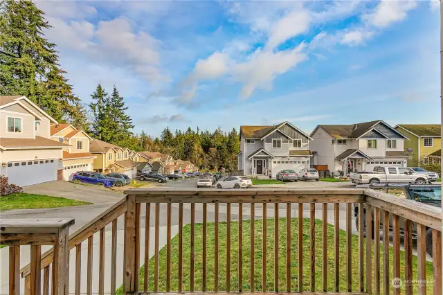 Deck view facing street