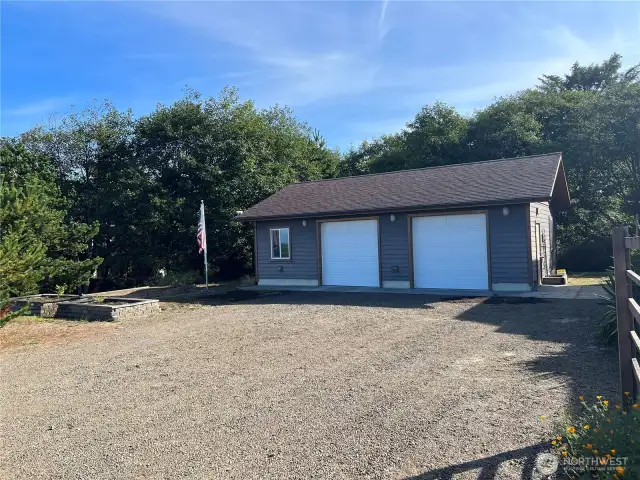 Built min 2012, 816 sq. ft. double garage and separate heated workshop. Cement exterior siding for low maintenance.