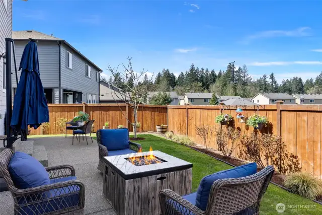Dine on the patio during the summer