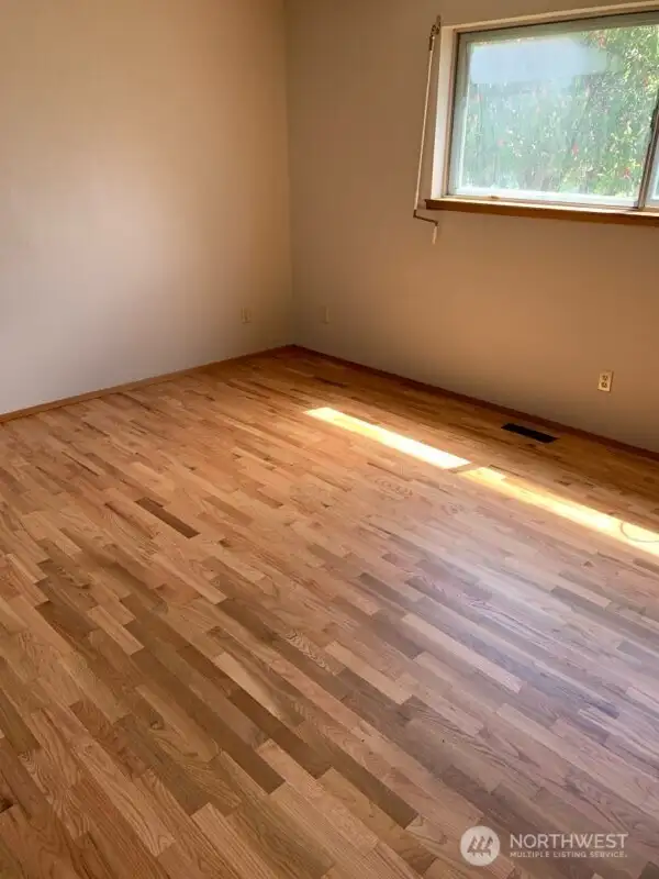 Primary bedroom view from door