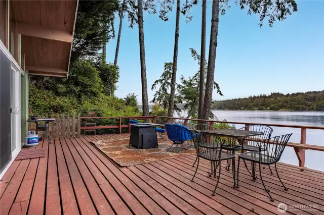 Large deck.