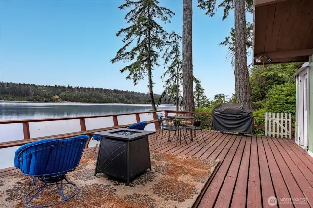 Large deck.