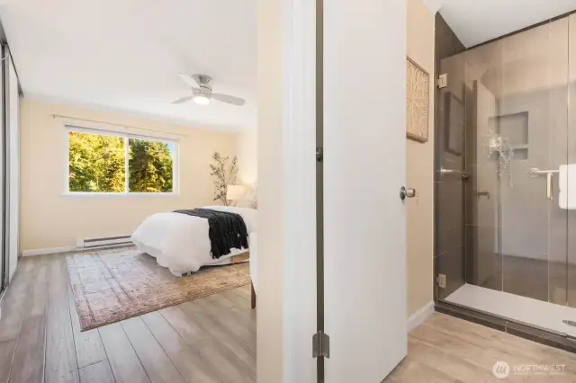 Primary Bedroom and primary bath
