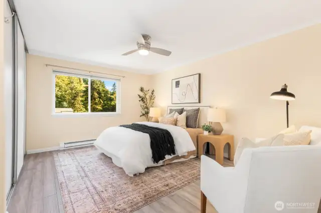 Spacious Primary bedroom