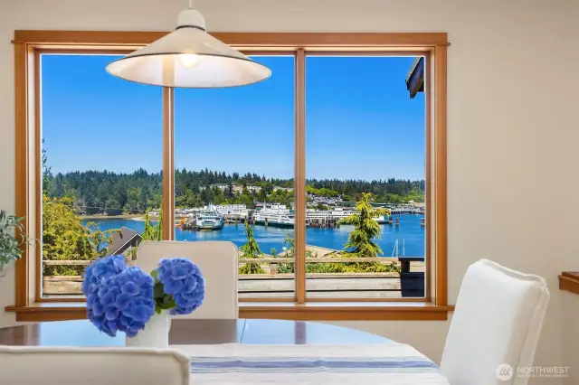 Incredible views of Eagle Harbor from all main rooms of the house