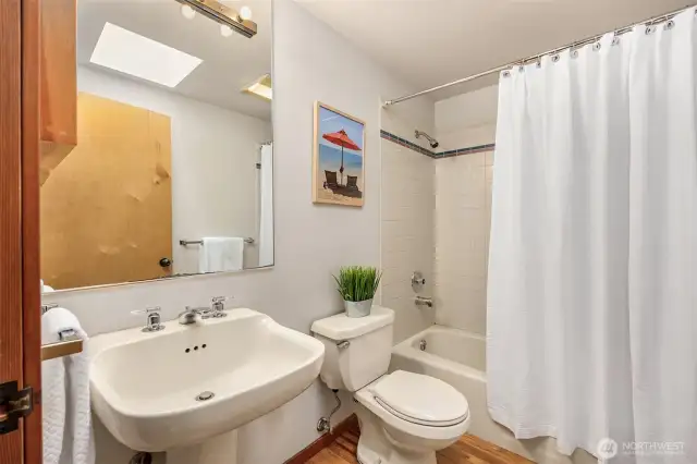Full bathroom on the main floor