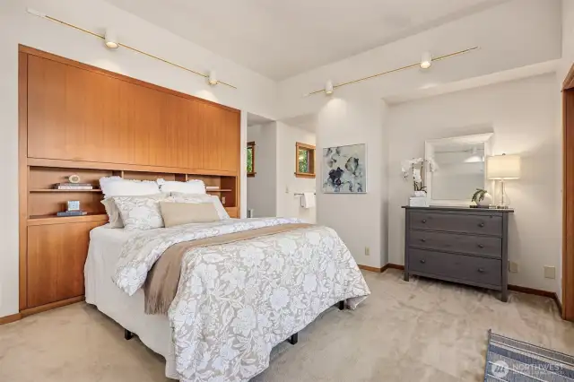 Primary bedroom on the top floor