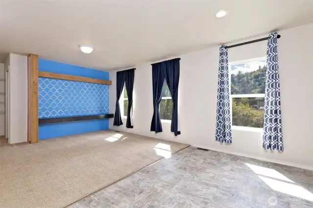 The second large living area-perfect for entertaining