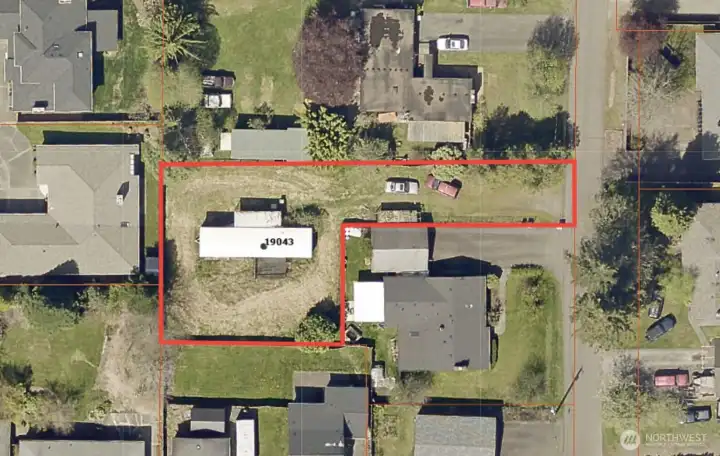 This photo shows the approximate property lines