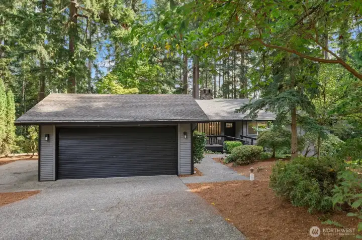Detached, 2 car garage and an ample driveway provide plenty of space for your vehicles. Handy side storage area can house a boat or RV.