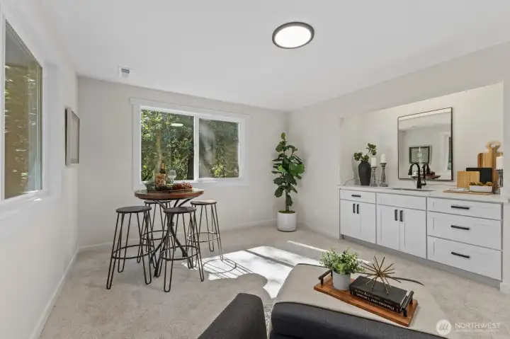 How will you make this space yours? Work from home business, ultimate craft room?