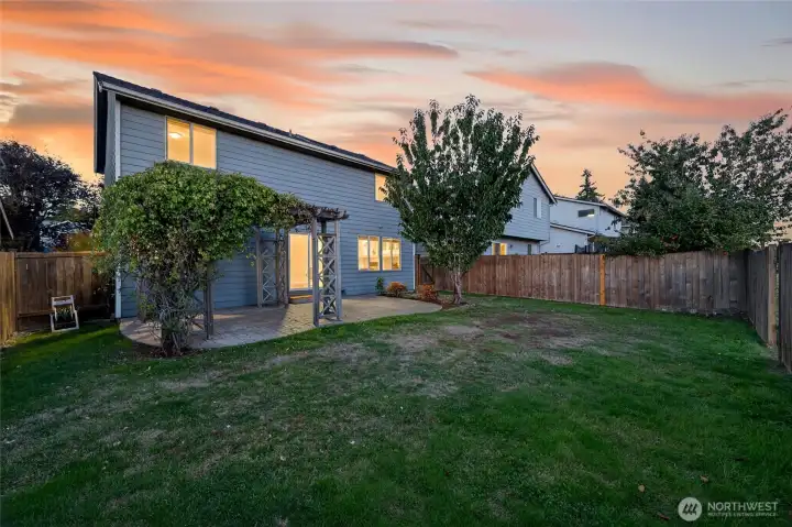 Enjoy a fully fenced spacious yard & 4000 square foot lot