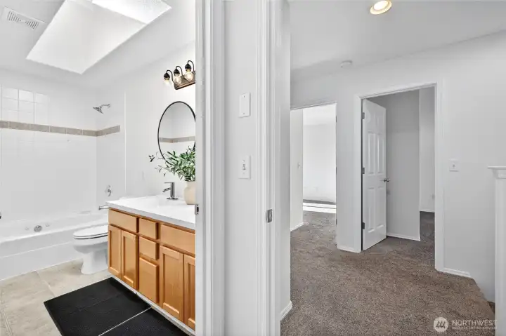 Main upstairs bathroom