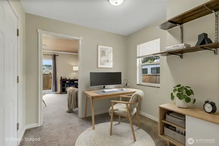 Large Nook/Office Virtually Staged