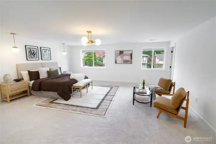 Enjoy the roomy and luxurious Primary Suite.