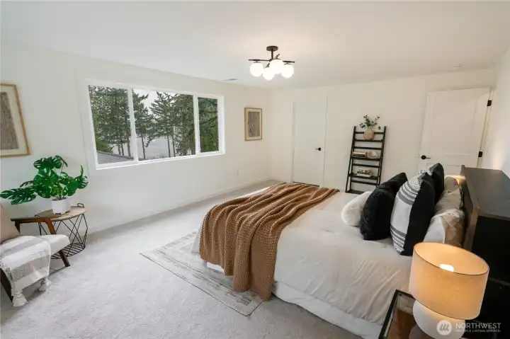 Lots of light and lovely view from 2nd Primary Suite.