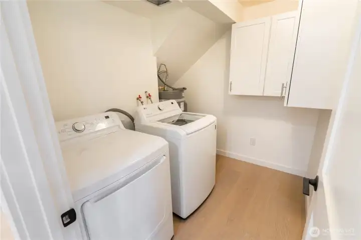 2nd laundry on main floor, with laundry chute.