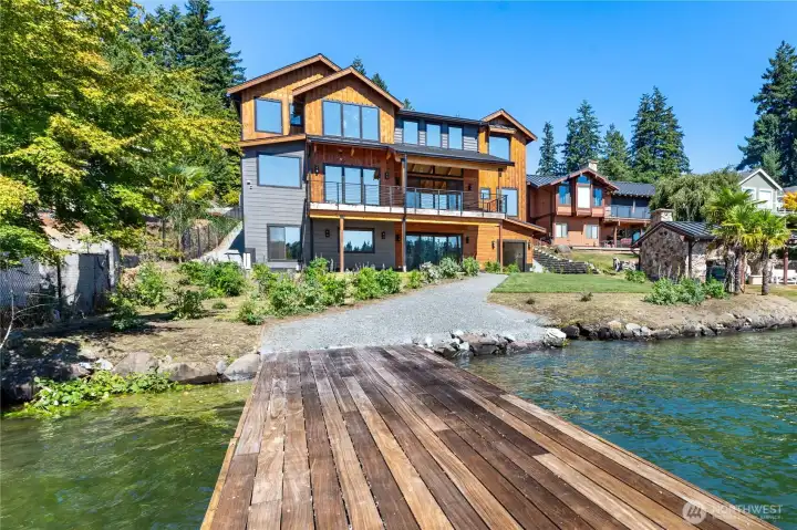 View from iron wood dock