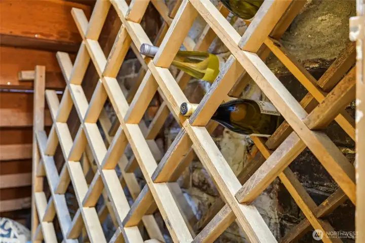 Don't miss the wine storage in the kitchen! Underneath the stairs