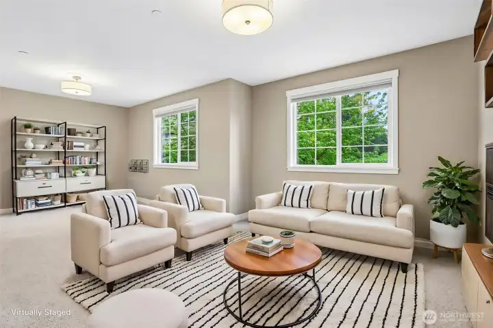 Virtually Staged Bedroom #2 as shared space
